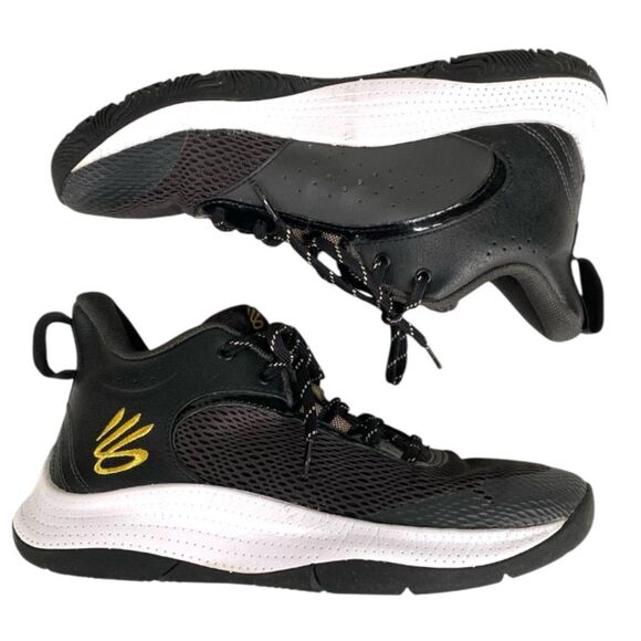Under Armour Unisex UA 3Z6 Basketball Jet Gray/Black/Metallic Gold - 3025090-102 - Picture 2 of 6